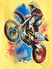 Boys Motor Bike Graphic Tee