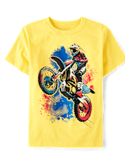 Boys Motor Bike Graphic Tee