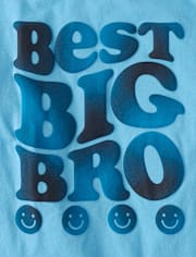 Boys Best Big Bro Graphic Tee