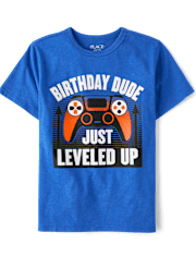 Boys Birthday Gamer Graphic Tee