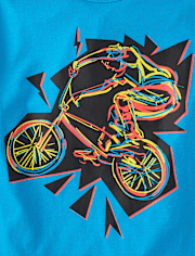 Boys Biker Graphic Tee