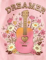 Baby And Toddler Girls Dreamer Graphic Tee