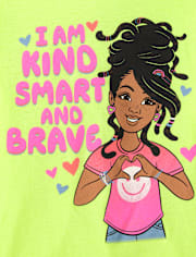 Girls Love Who You Are Graphic Tee