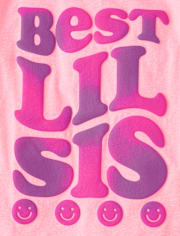 T-shirt graphique « Lil Sis » pour filles