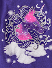 Girls Unicorn Graphic Tee