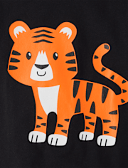 Lot de 4 t-shirts à imprimé animal pour bébés et tout-petits garçons