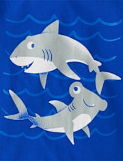 Lot de 4 t-shirts à imprimé animal pour bébés et tout-petits garçons