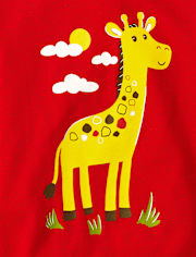 Lot de 4 t-shirts à imprimé animal pour bébés et tout-petits garçons