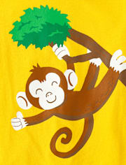Lot de 4 t-shirts à imprimé animal pour bébés et tout-petits garçons