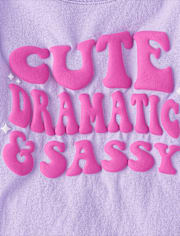 Baby And Toddler Girls Sassy Graphic Tee 3-Pack