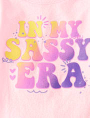 Baby And Toddler Girls Sassy Graphic Tee 3-Pack