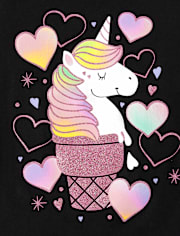 Baby And Toddler Girls Animal Graphic Tee 5-Pack