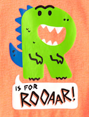 Baby And Toddler Boys Dino Roar Graphic Tee