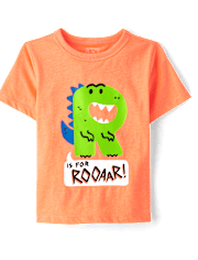 Baby And Toddler Boys Dino Roar Graphic Tee