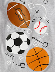 Baby And Toddler Boys Sports Graphic Tee