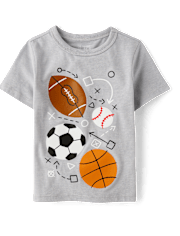 Baby And Toddler Boys Sports Graphic Tee