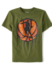 Boys Basketball Graphic Tee