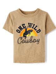 Baby And Toddler Boys Cowboy Graphic Tee