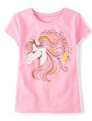 Girls Horse Graphic Tee