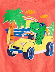 Baby And Toddler Boys Summer Graphic Tee 4-Pack