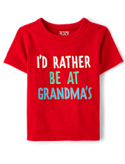 Baby And Toddler Boys Grandma Graphic Tee