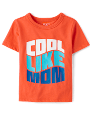 Baby And Toddler Boys Cool Like Mom Graphic Tee