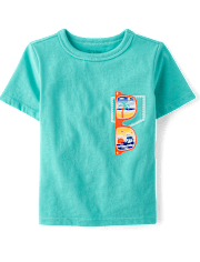 bébé et tout-petit, garçon lunettes de soleil T-shirt imprimé