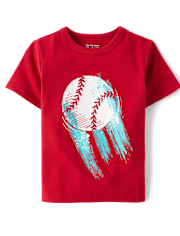 Baby And Toddler Boys Baseball Graphic Tee