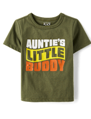 Baby And Toddler Boys Auntie's Buddy Graphic Tee