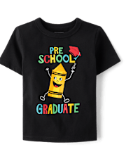 Baby And Toddler Pre-School Graduate Graphic Tee