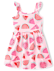 Baby And Toddler Girls Print Flutter Dress