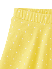 Lot de 2 jupes-shorts imprimées pour petites filles