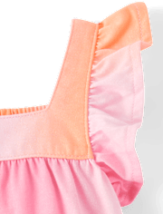 Baby And Toddler Girls Ombre Ruffle Dress