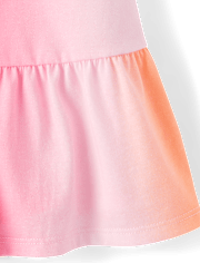 Baby And Toddler Girls Ombre Ruffle Dress