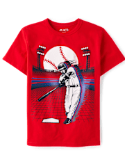 Boys Baseball Graphic Tee