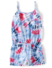 Baby And Toddler Girls Tie Dye Romper