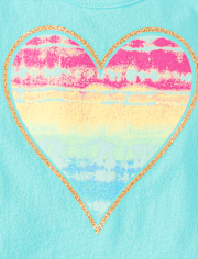 Baby And Toddler Girls Graphic Side Tie Tank Top