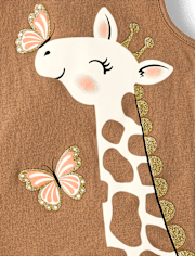 Toddler Girls Giraffe 2-Piece Set