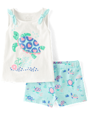 Toddler Girls Animal 2-Piece Outfit Set
