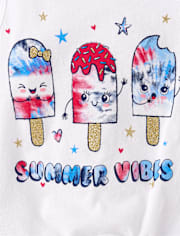 Toddler Girls Americana Popsicle 2-Piece Outfit Set