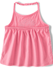 Toddler Girls Graphic Halter Tank Top 2-Pack