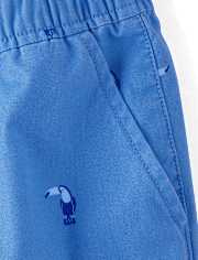 Boys Print Pull On Jogger Shorts