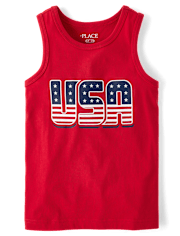 Boys USA Tank Top