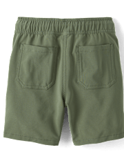 Boys Quick Dry Pull On Jogger Shorts