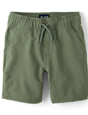 Boys Quick Dry Pull On Jogger Shorts