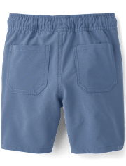 Boys Quick Dry Pull On Jogger Shorts