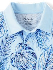 Boys Matching Family Tropical Polo