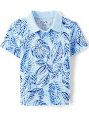 Boys Matching Family Tropical Polo