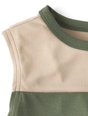 Boys Colorblock Performance Muscle Tank Top