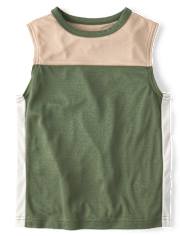 Boys Colorblock Performance Muscle Tank Top